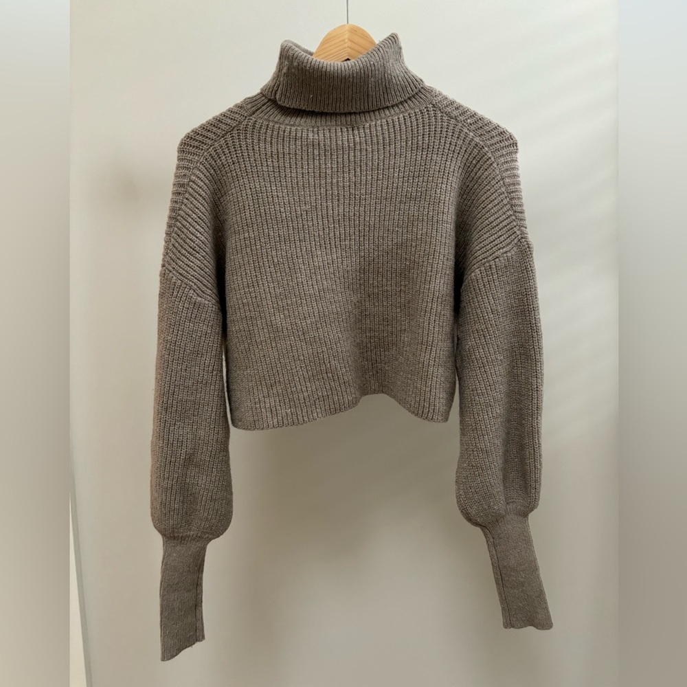 SHEIN Knit Cropped Turtleneck